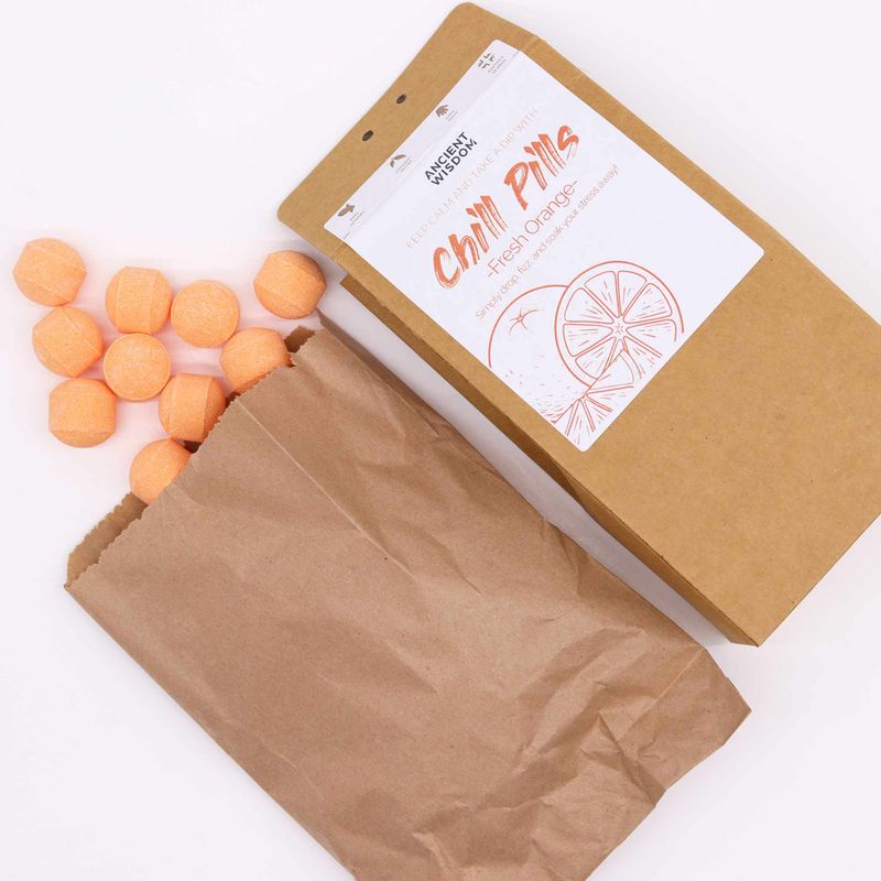 Pack Bombitas de baño 350gr - Naranja Fresca