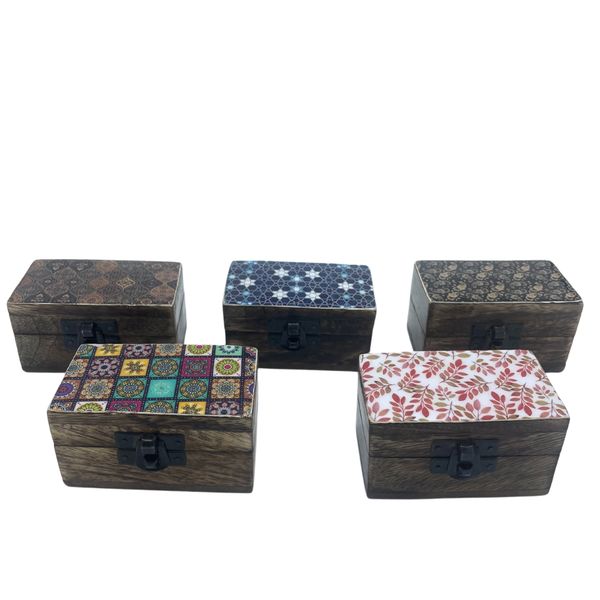Pastilleros de Madera 9x5x4cm - Meena Work - Surtidos