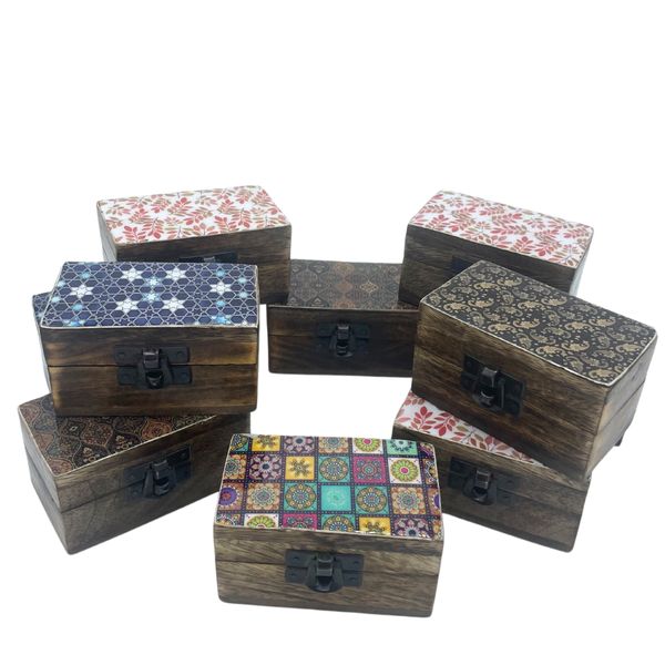 Pastilleros de Madera 9x5x4cm - Meena Work - Surtidos