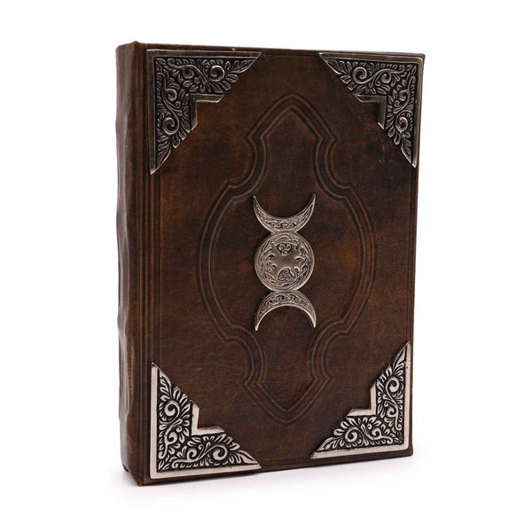 Libro Marro Bronceado  - Decoracion de triple luna de zinc