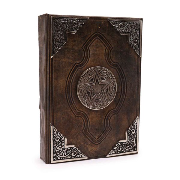 Libro Marrón Bronceado - Decoracion del Pentágono de zinc