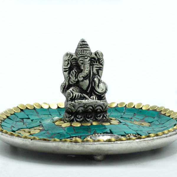 Portaconos y Varillas - Placa Ganesh Decoracion Tibetana
