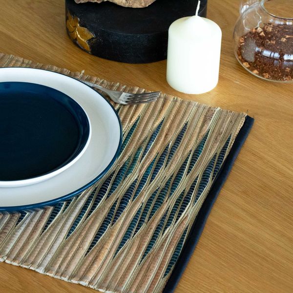 Mantel Individual Jacinto de Agua - Ondas Azules