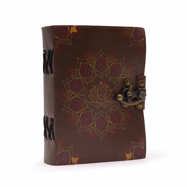 Cuaderno de Cuero - Flor de Loto