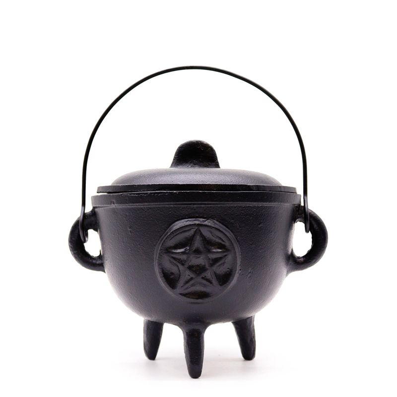 Caldero de Hierro Fundido con Pentagono - Extra Grande - 15 x 15 cm