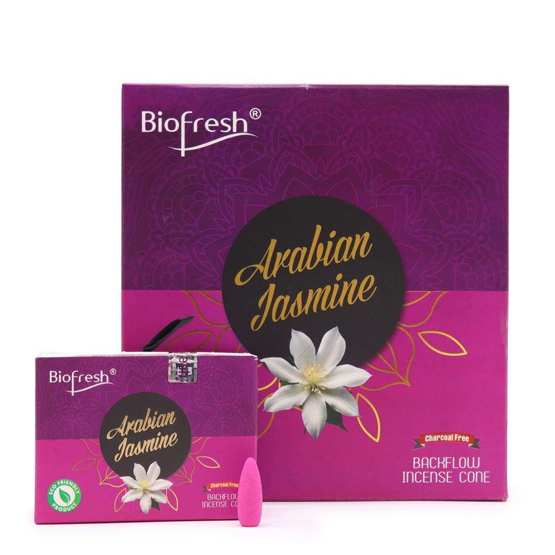 Conos de Incienso Biofresh Reflujo Inverso - Jazmín Arabe