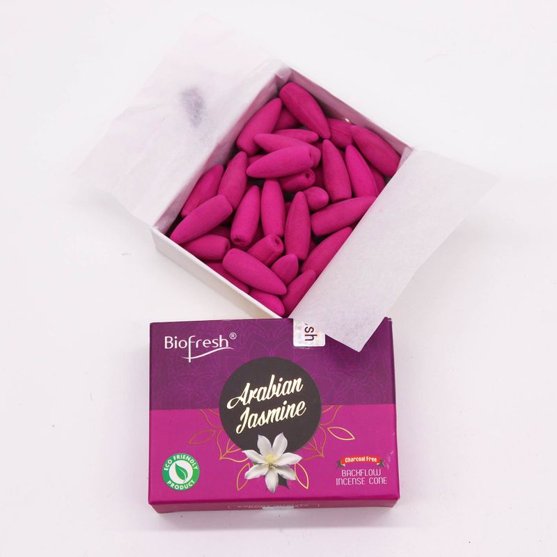 Conos de Incienso Biofresh Reflujo Inverso - Jazmín Arabe