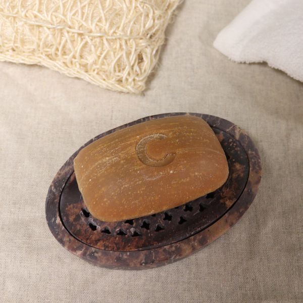 Jabonera y Escurridor 11x8cm - Oval Clásico