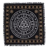 Mantel de altar con flecos esotéricos - Vida, Muerte, Renacimiento