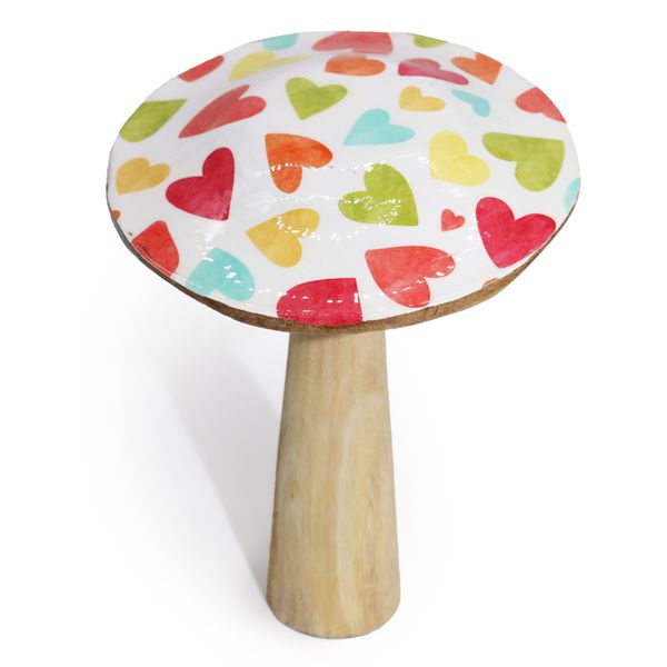 Seta Grande - 20 cm - Corazones