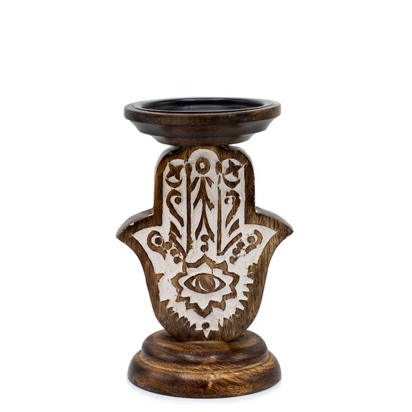 Soportes de Vela - Hamsa - Pequeño 18x11cm