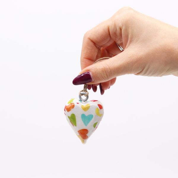 Corazones de Madera Decorativos Pequeños: Corazones en tonos pastel