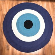 Alfombra de Algodón - Ojo de Potección 150cm