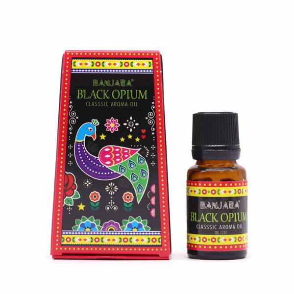 Aceite de Fragancia de la India Banjara 10ml - Opio Negro