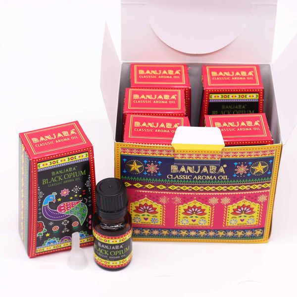 Aceite de Fragancia de la India Banjara 10ml - Opio Negro