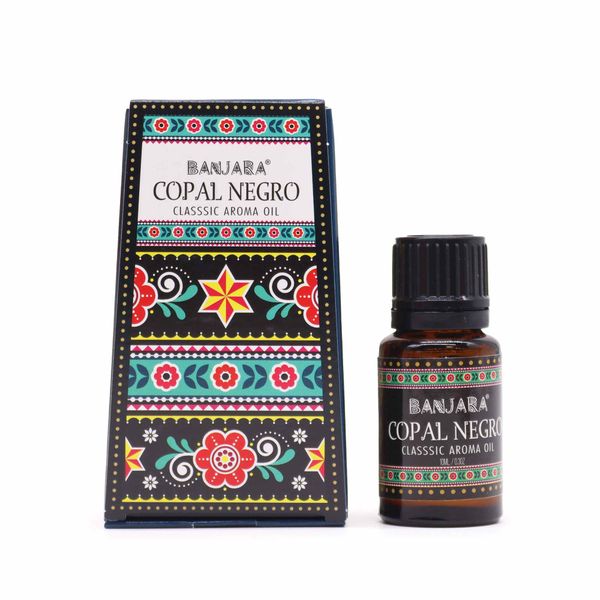 Aceite de Fragancia de la India Banjara 10ml - Copal Negro