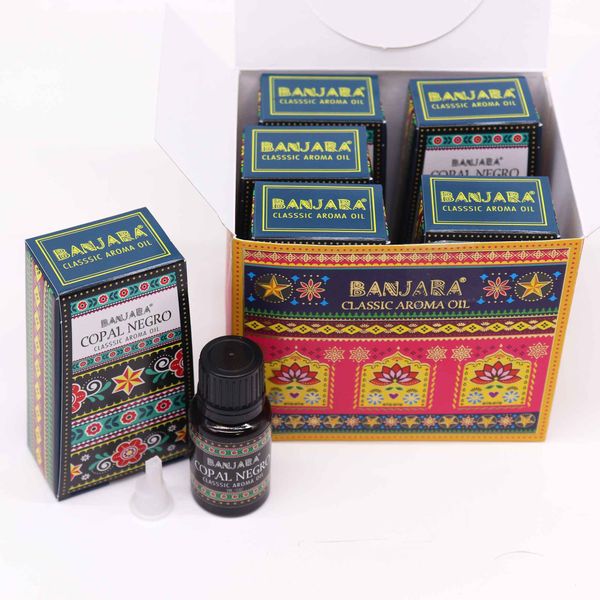 Aceite de Fragancia de la India Banjara 10ml - Copal Negro