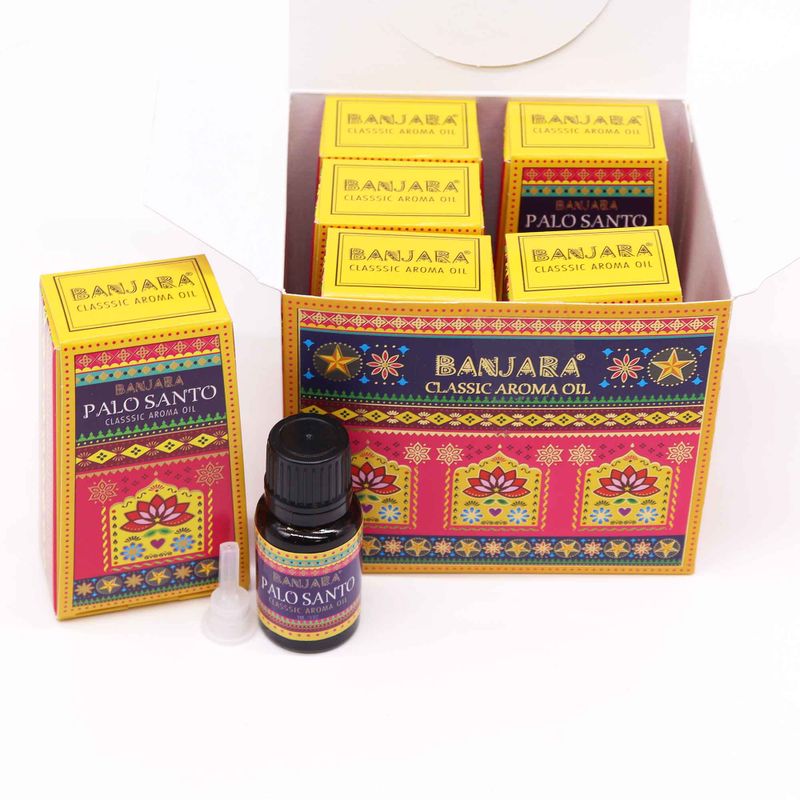 Aceite de Fragancia de la India Banjara 10ml - Palo Santo