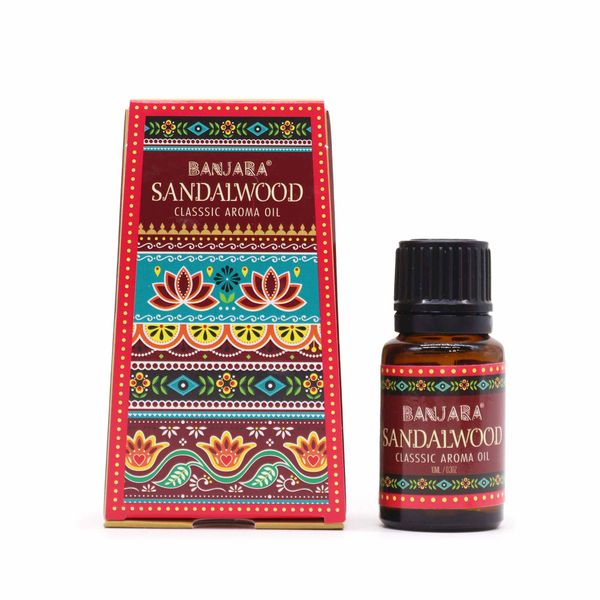 Aceite de Fragancia de la India Banjara 10ml - Sándalo