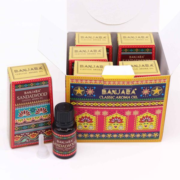 Aceite de Fragancia de la India Banjara 10ml - Sándalo