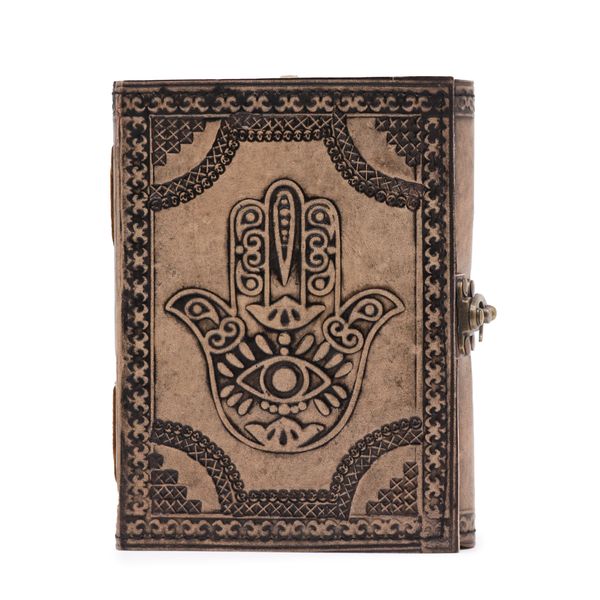 Cuaderno Hamsa - Gris antiguo