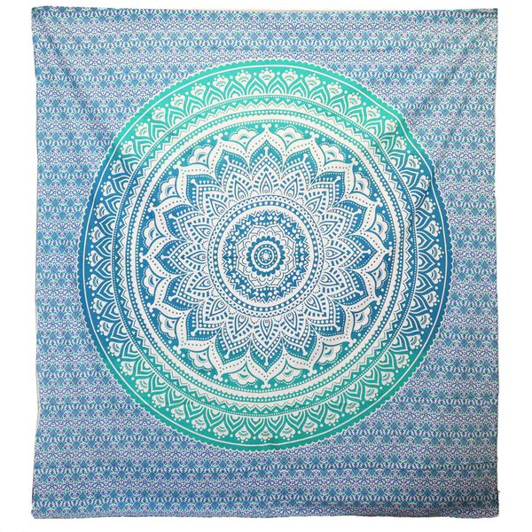Tapiz de pared - Mandala Umrao - Verde