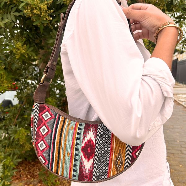 Bolso Hobo Jacquard