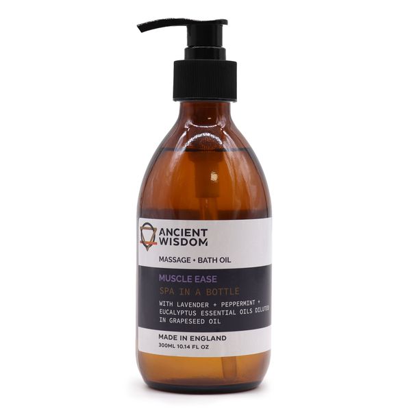 Aceite de Masaje y Baño de Aromaterapia - Alivio Muscular 300 ml