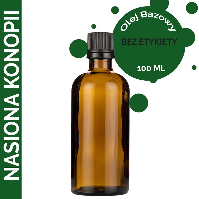 Aceite Base de Semilla de Cáñamo - 100ml - Sin etiquetar
