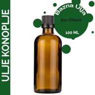 Aceite Base de Semilla de Cáñamo - 100ml - Sin etiquetar