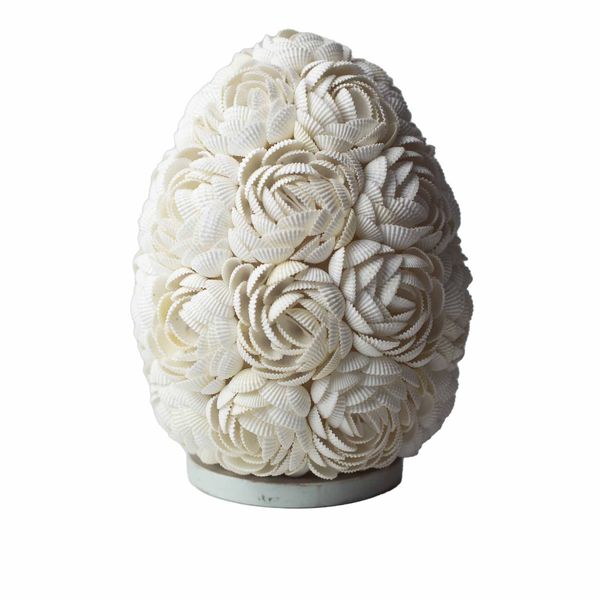 Lámpara Boho - Concha de Mar - Ovalado - 20cm