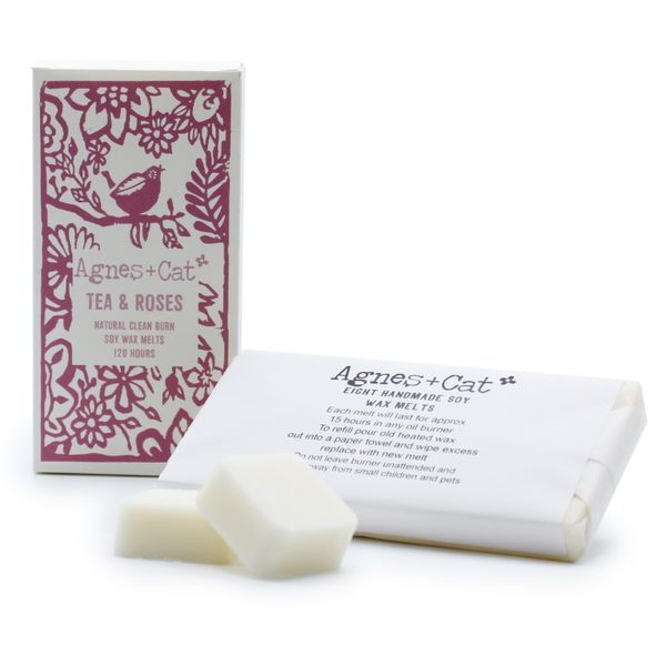Caja de 8 Ceras Aromáticas - Té + Rosas