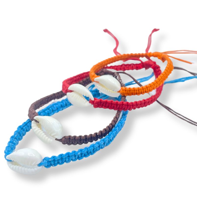 Pulseras de Amistad Hechas a Mano - Conchas Cowrie para Amigos (varios)