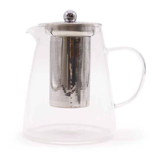 Tetera de vidrio con infusor - Forma Frasco - 950ml