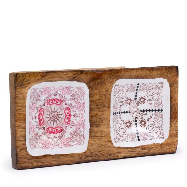 Bandeja para Baratijas doble 20 x 10 x 2,5 cm - León & Corazones