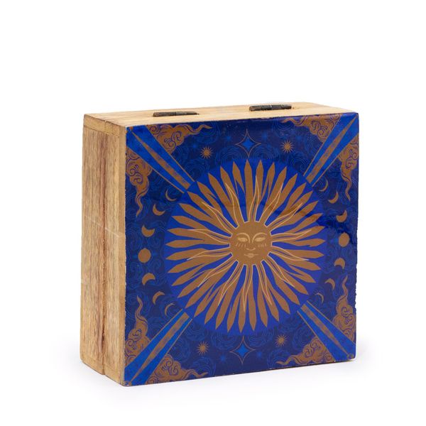 Caja Cuadrada Mediana 13,5 x 13,5 x 6 cm - Sol & Luna