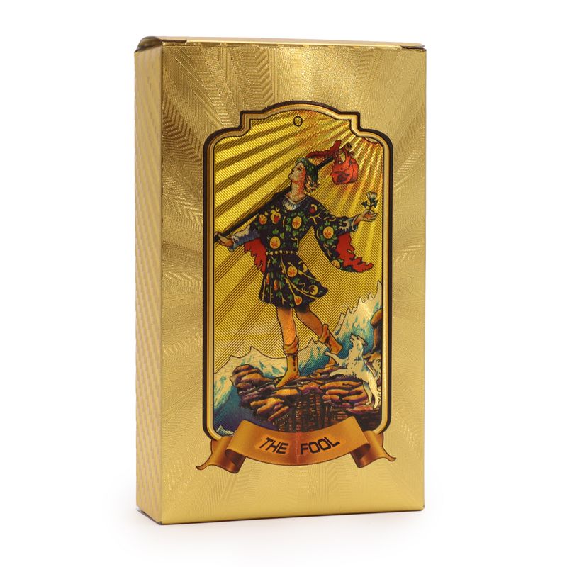 Juego de Cartas del Tarot - Dorado