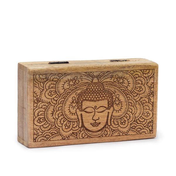 Caja Cuadrada Mediana 17x10x4,2cm - Buda Negro