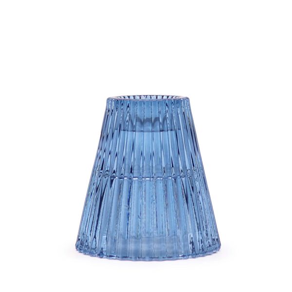 Portavelas Reversible para Velas de cena / Velas de té - Azul