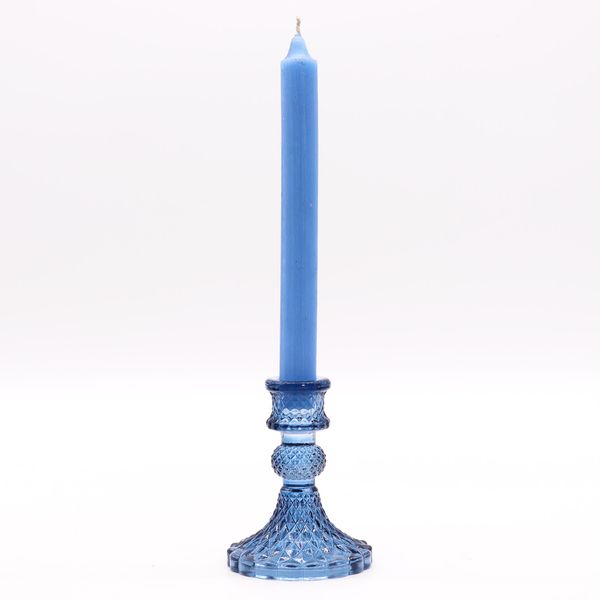 Candelabro Vintage  - Azul