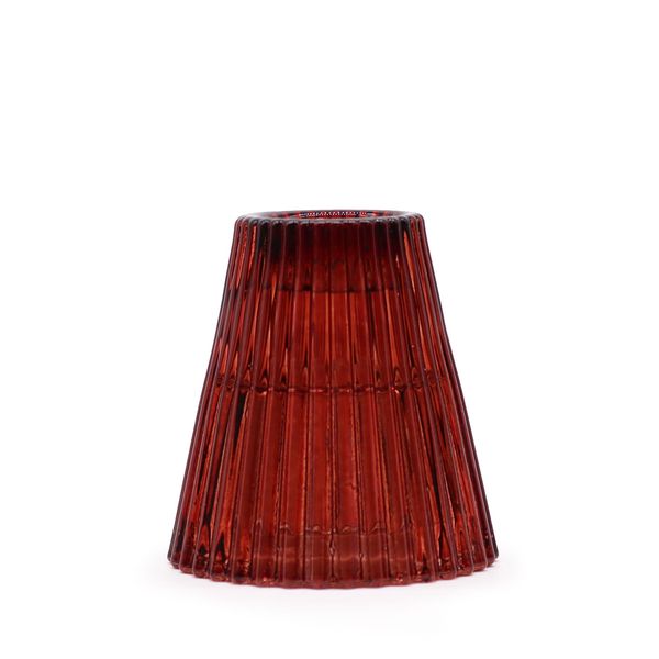 Portavelas Reversible para Velas de cena / Velas de té  - Rojo