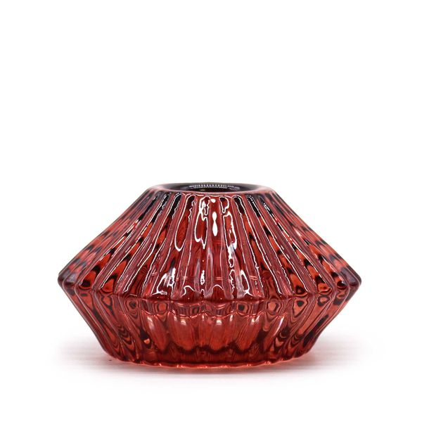 Soporte Reversible para Velas de cena / Velas de té - Rojo