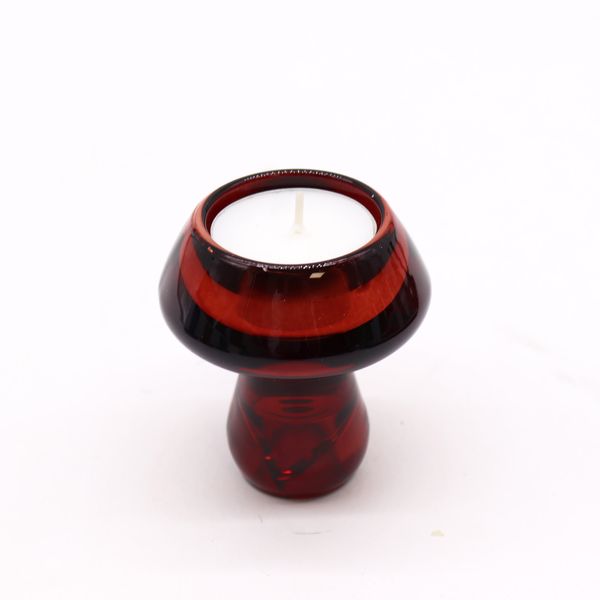 Portavelas Reversible para Velas de cena / Velas de té - Rojo