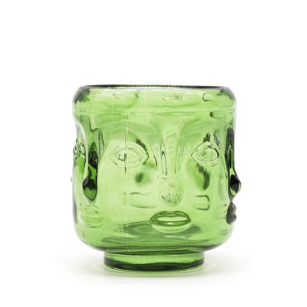 Tarro para velas - Buda - Verde