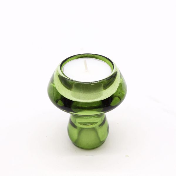 Portavelas Reversible para Velas de cena / Velas de té - Verde