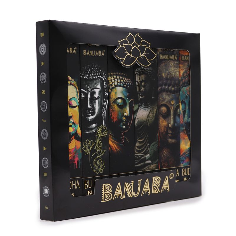 Incienso de Buda Banjara  - Set de 6 - Caja