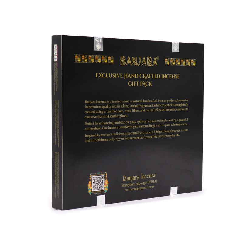 Incienso de Buda Banjara - Pack de inicio - 12 cajas de 6 inciensos