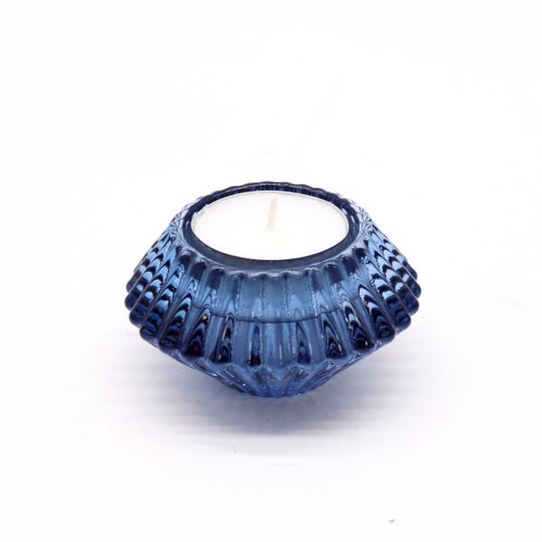 Soporte Reversible para Velas de cena / Velas de té - Azul