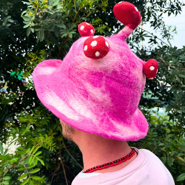 Sombrero de Fieltro en Forma de Hongo