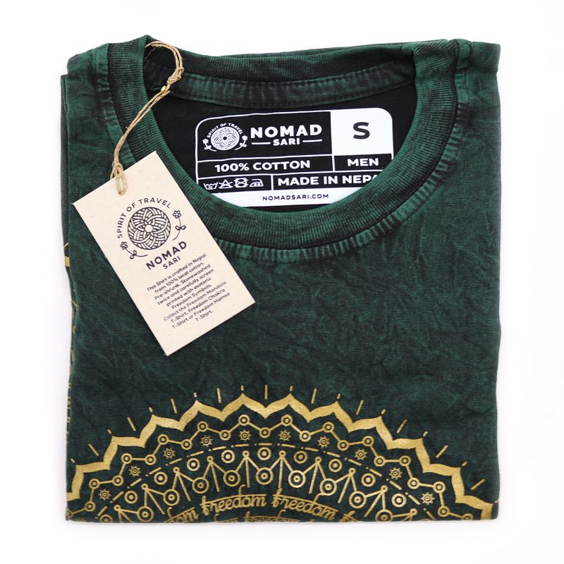 Camiseta Nomad Sari - Pequeña  - Mandala - Verde